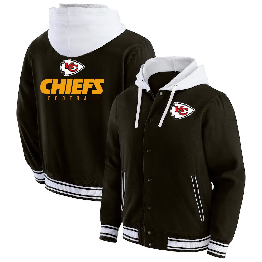 Men 2026 NFL Kansas City Chiefs  jacket hoodie Black 012->kansas city chiefs->NFL Jersey